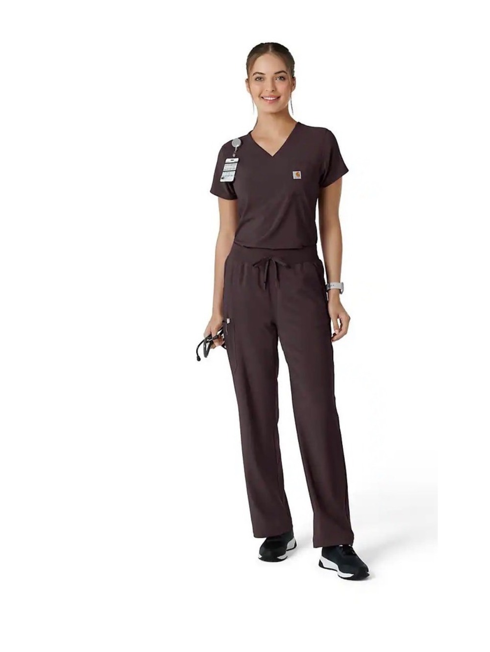 Carhartt Women's Brown Scrub Set